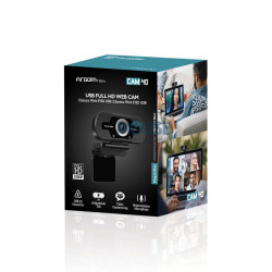 CAM WEB ARG-WC-9140BK FULL HD 1080P C/MIC