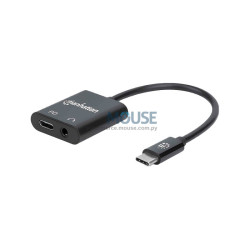 ADAP USB-C FONE+USB-C MANH 153355 H/USB-C 3.5MM/NEG