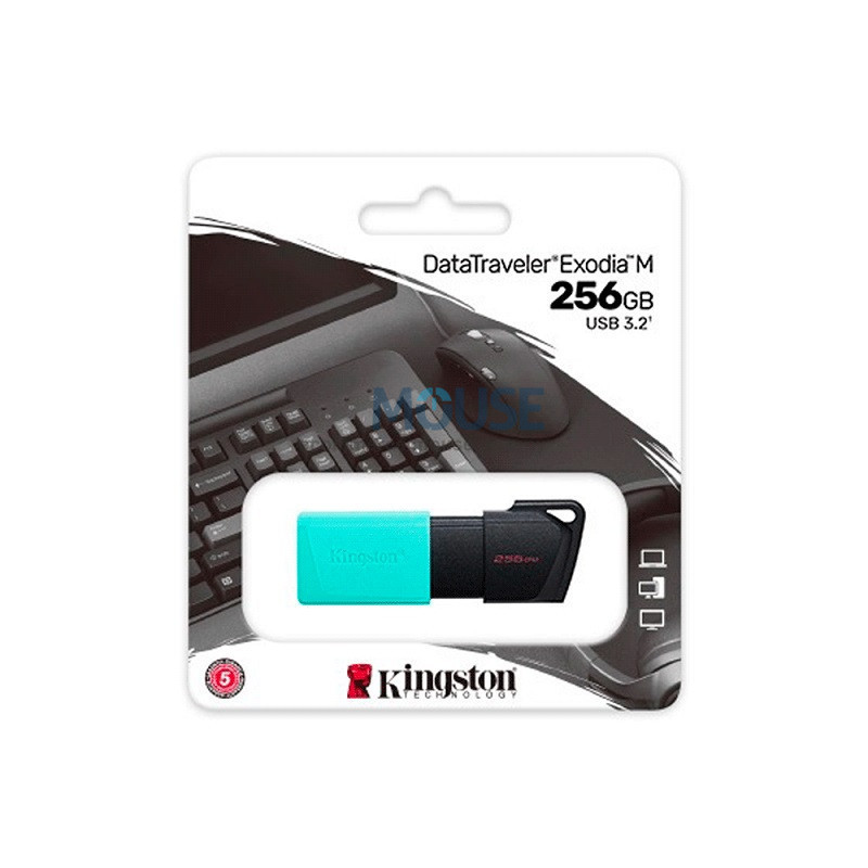 PEN KINGSTON 256GB DTXM/256GB USB-A DATATRAVELER EXODIA M 3.2