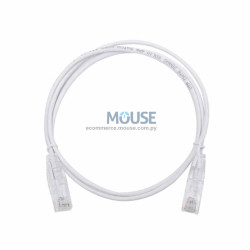 CABLE UTP CAT6A SIEMON WHITE 1M