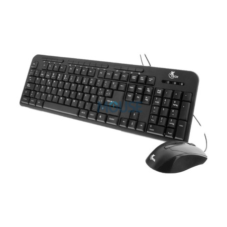 TECLADO+MOUSE XTECH USB XTK-301S ESP/NEGRO