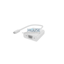 ADAPTADOR XTECH USB C(M)- VGA(H) XTC-551 FHD BLANCO