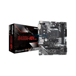 PLACA MADRE ASROCK AM4 B450M-HDV R4.0 V/S/R/HDMI/DVI/DDR4/USB3.2/MATX