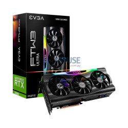 TARJETA GRÁFICA EVGA RTX3080 FTW3 ULTRA 12GB DDR6X 12G-P5-4877-KL LHR LED ARGB