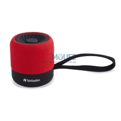 PARLANTE VERBATIM 70230 MINI BLUETOOTH ROJO