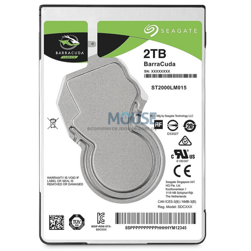 DISCO DURO SEAGATE PARA NOTEBOOK 2 TB 5400 DISCO DURO SEAGATE PARA NOTEBOOK 2 TB 5400