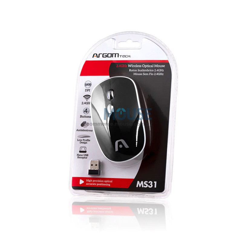 MOUSE ARGOMTECH ARG-MS-0031BK WIR NEGRO MOUSE ARGOMTECH ARG-MS-0031BK WIR NEGRO