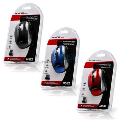 MOUSE ARGOMTECH ARG-MS-0032R WIR ROJO