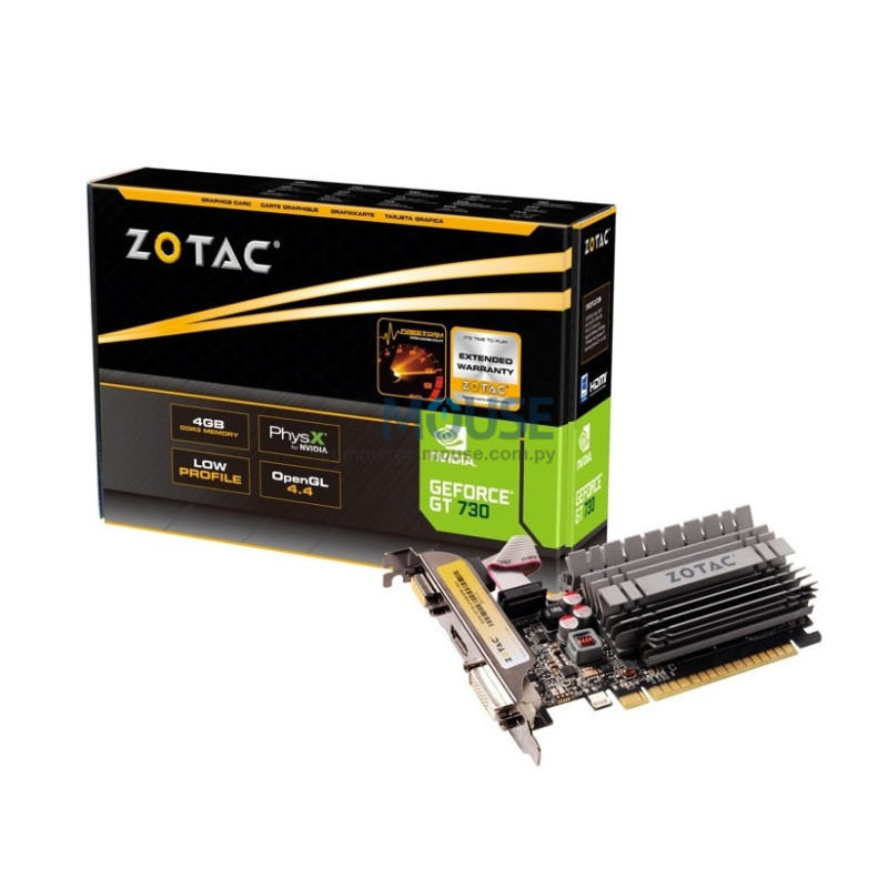 TARJETA GRÁFICA ZOTAC GT730 4GB/DDR3/64bit 902/1600 MHZ TARJETA GRÁFICA ZOTAC GT730 4GB/DDR3/64bit 902/1600 MHZ