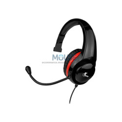 AURICULAR XTECH HEADSET XTH-520RD MOLTEN GAMER/3.5MM/1 JACK/NEG/ROJ