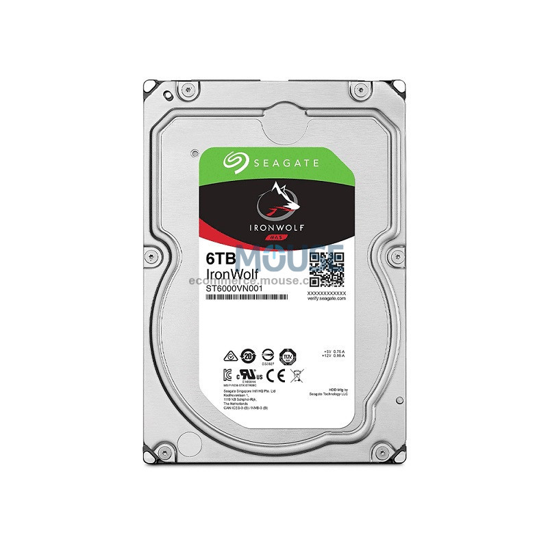 DISCO DURO SEAGATE 6 TB IRONWOLF NAS 5400 256MB ST6000VN001 DISCO DURO SEAGATE 6 TB IRONWOLF NAS 5400 256MB ST6000VN001