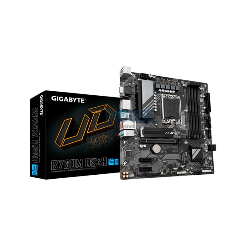 PLACA MADRE GIGABYTE 1700 B760M DS3H DDR5 V/S/R/HDMI/2DP/2M2/USB3.2/MATX PLACA MADRE GIGABYTE 1700 B760M DS3H DDR5 V/S/R/HDMI/2DP/2M2/USB3.2/MATX