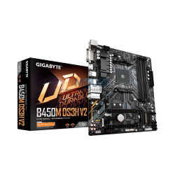 PLACA MADRE GIGABYTE AM4 B450M DS3H V2 S/R/HDMI/DVI/M2/DDR4/MATX