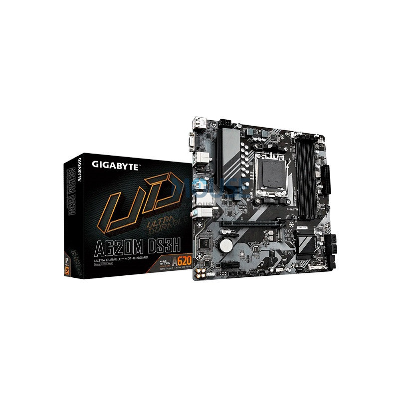 PLACA MADRE GIGABYTE AM5 A620M DS3H DDR5 V/S/R/HDMI/M2/USB3.2/MATX PLACA MADRE GIGABYTE AM5 A620M DS3H DDR5 V/S/R/HDMI/M2/USB3.2/MATX