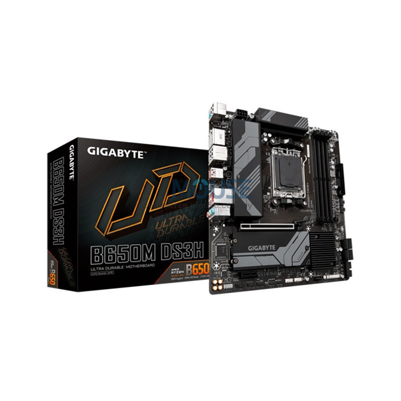 PLACA MADRE GIGABYTE AM5 B650M DS3H DDR5 S/R/HDMI/2DP/2M2/USB3.2/MATX PLACA MADRE GIGABYTE AM5 B650M DS3H DDR5 S/R/HDMI/2DP/2M2/USB3.2/MATX