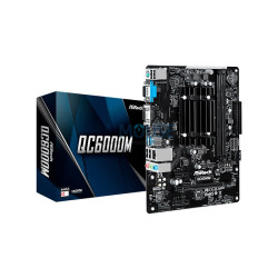 PLACA MADRE ASROCK+CPU QC6000M E2 1.5/V/S/R/HDMI/COM/USB3.2/DDR3/MATX