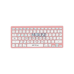 TECLADO BT FTXB1000 ULTRA SLIM ESP/ROSA