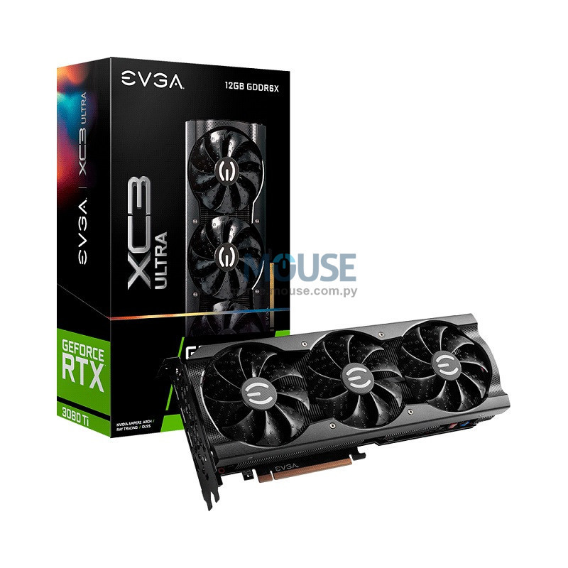 TARJETA GRÁFICA EVGA RTX3080TI XC3 ULTRA GAMING 12GB DDR6X 12G-P5-3955-KR LED ARGB TARJETA GRÁFICA EVGA RTX3080TI XC3 ULTRA GAMING 12GB DDR6X 12G-P5-3955-KR LED ARGB