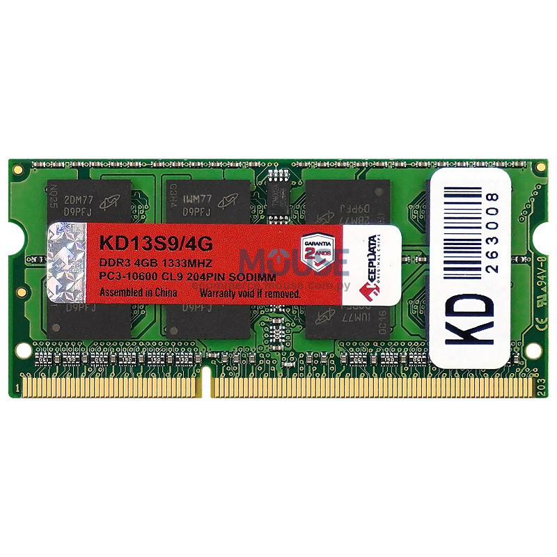 MEMORIA RAM PARA NOTEBOOK DDR3 KEEPDATA 4GB 1333MHZ MEMORIA RAM PARA NOTEBOOK DDR3 KEEPDATA 4GB 1333MHZ