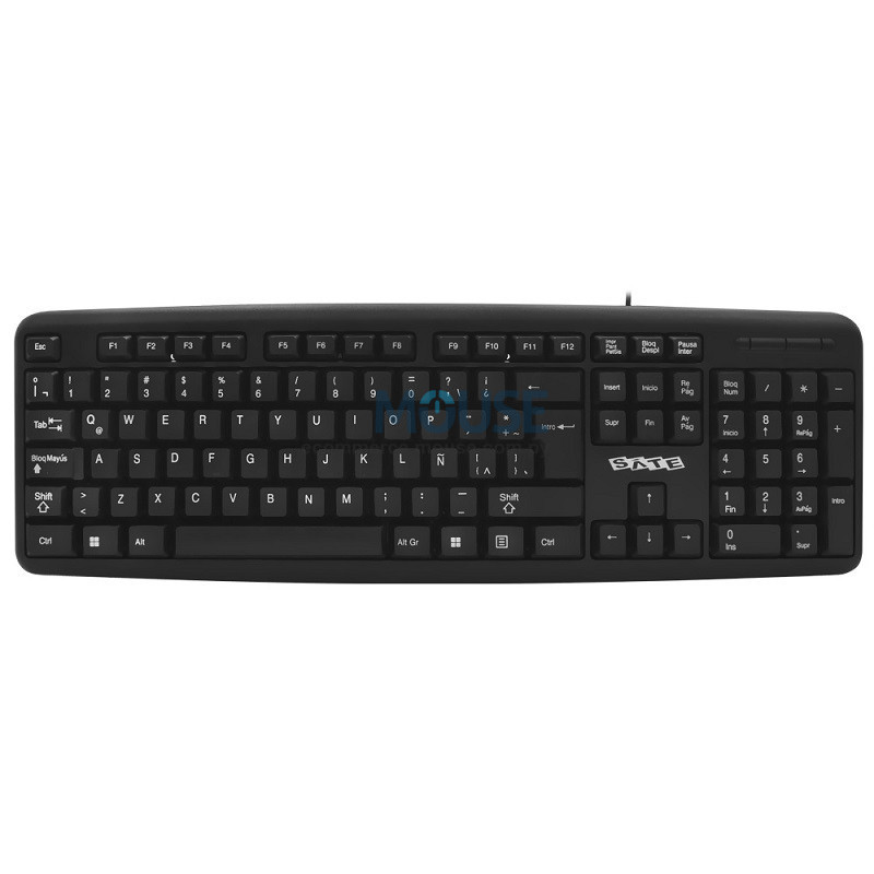 TECLADO SATE AK-952 NEGRO USB