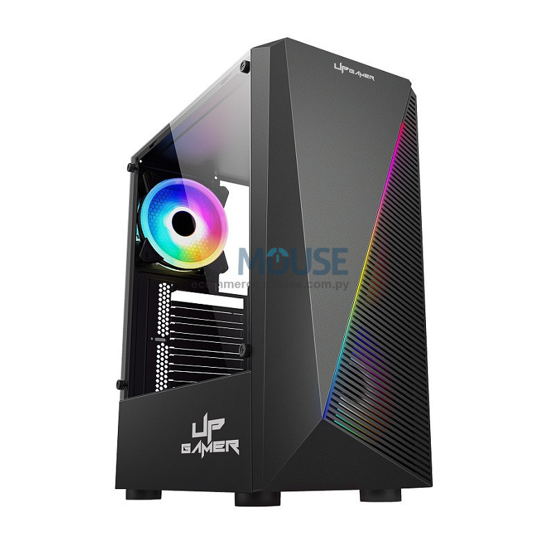 GABINETE UP GAMER CRONOS RGB ACRILICO ATX BLACK GABINETE UP GAMER CRONOS RGB ACRILICO ATX BLACK