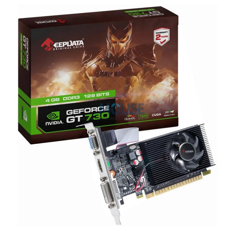TARJETA GRÁFICA KEEPDATA GT730 4GB/DDR3/128BIT TARJETA GRÁFICA KEEPDATA GT730 4GB/DDR3/128BIT
